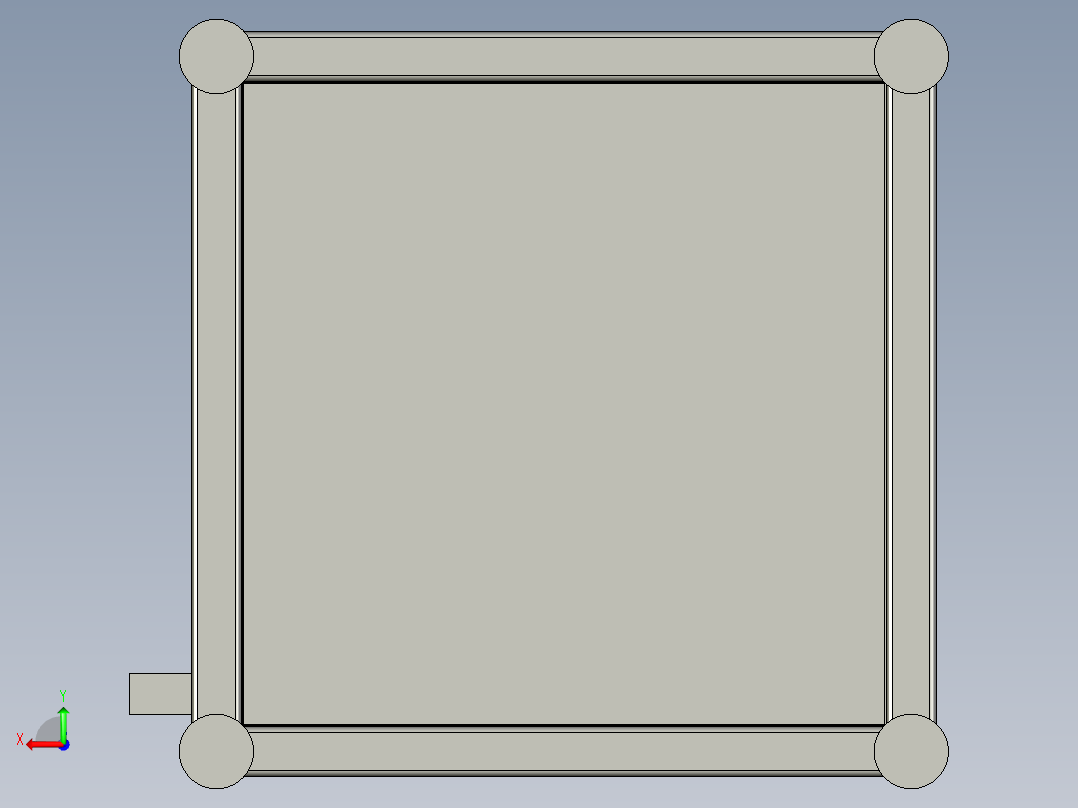 上料震动盘总成后视图