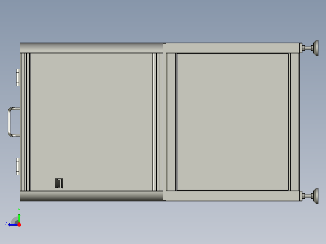 上料震动盘总成右视图