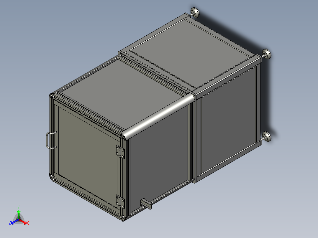 上料震动盘总成正等轴测图