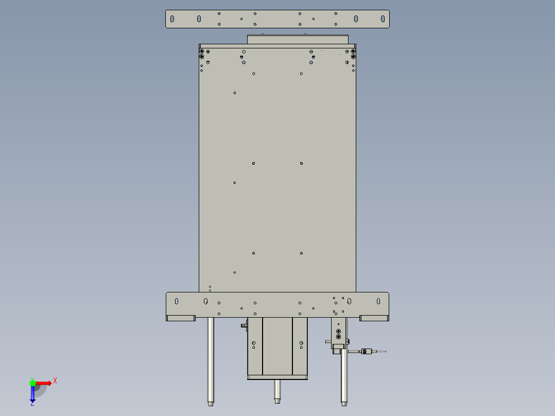 顶升机构俯视图