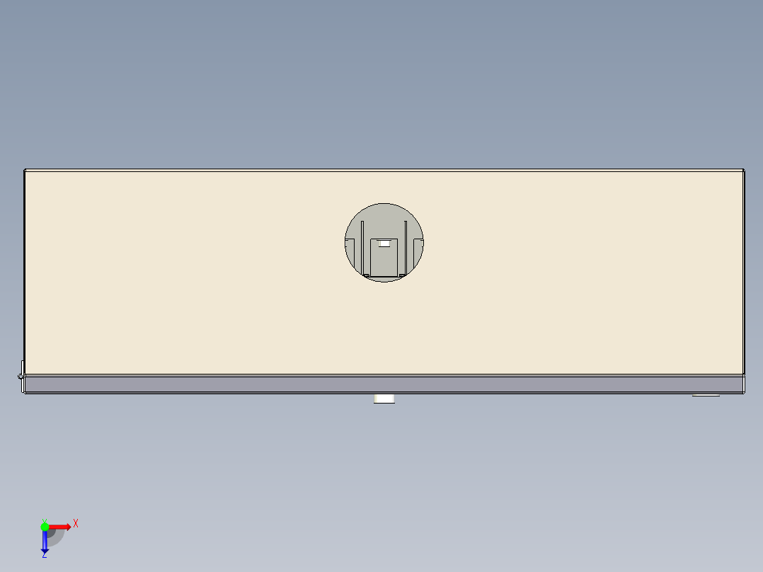 车间工地电源柜俯视图
