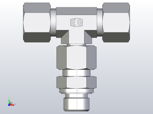 组装式可调旋转分支三通ET10ZSREDCF前视缩略图