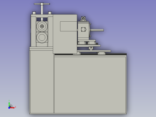 便于调节的卧式轧尖机前视缩略图