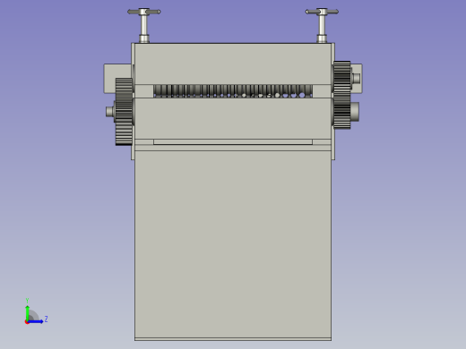 便于调节的卧式轧尖机左视缩略图
