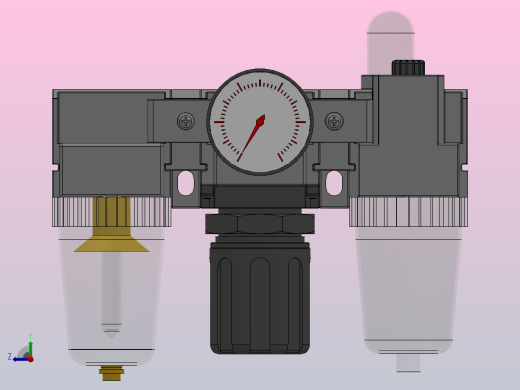 AC2000-02空气过滤组合（三联件）_AC2000-02右视缩略图