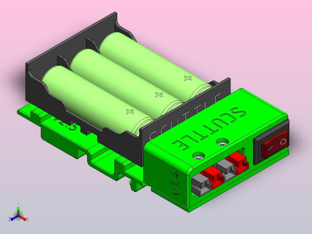 Batterypackv电池 110正等轴测图