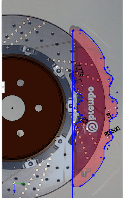 捷豹轮圈和轮胎。加上刹车盘和brembo卡钳