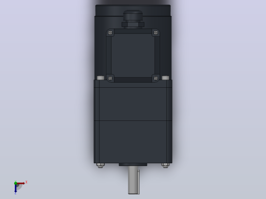 80AC(25W)微型交流（齿轴）组合型电机[80YR25WGV22H-80GM100H]俯视缩略图