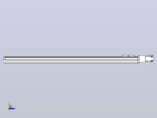 滚珠丝杠直线轴内置导轨TPA-GCR-80-1610C-L1100-M-M40-N3左视缩略图