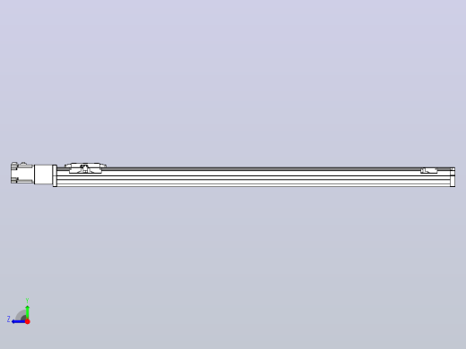 滚珠丝杠直线轴内置导轨TPA-GCR-80-1610C-L1100-M-M40-N3右视缩略图