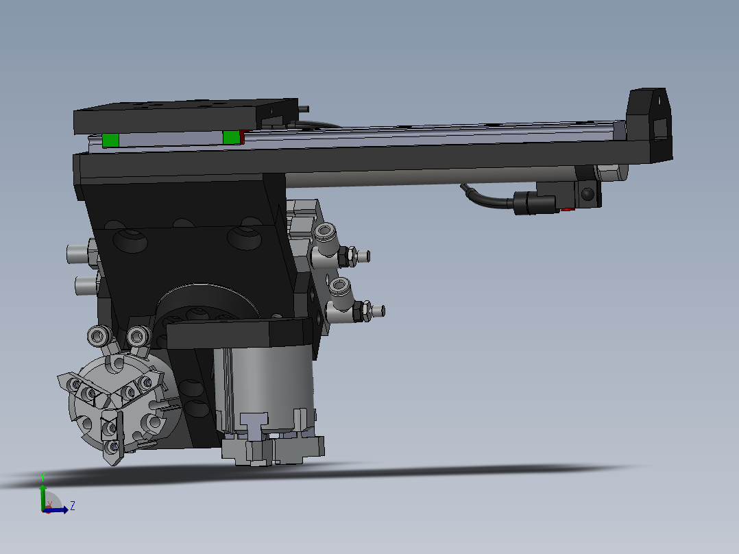 旋转双头取料机构sw18