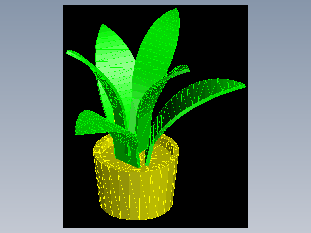 室内家具及植物三维模型四-HH015