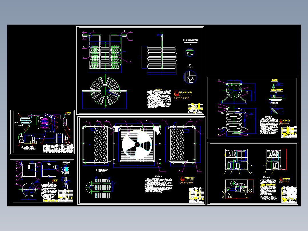 压缩空气冷冻干燥系统全套详图6张