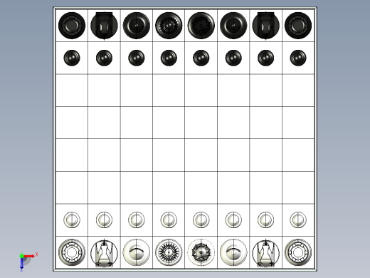 国际象棋3D模型俯视缩略图
