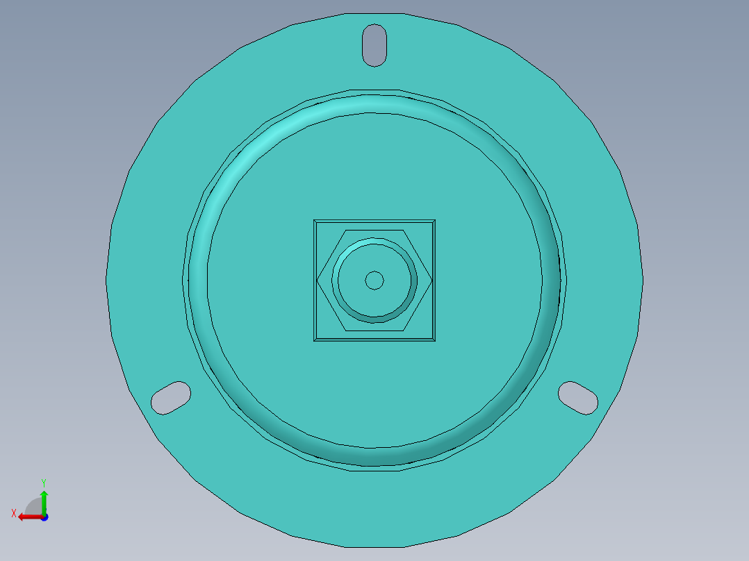气压表5KG后视图