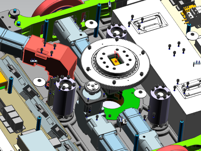 重载型AGV车型二维码导航仓储搬运丝杠顶升悬挂驱动