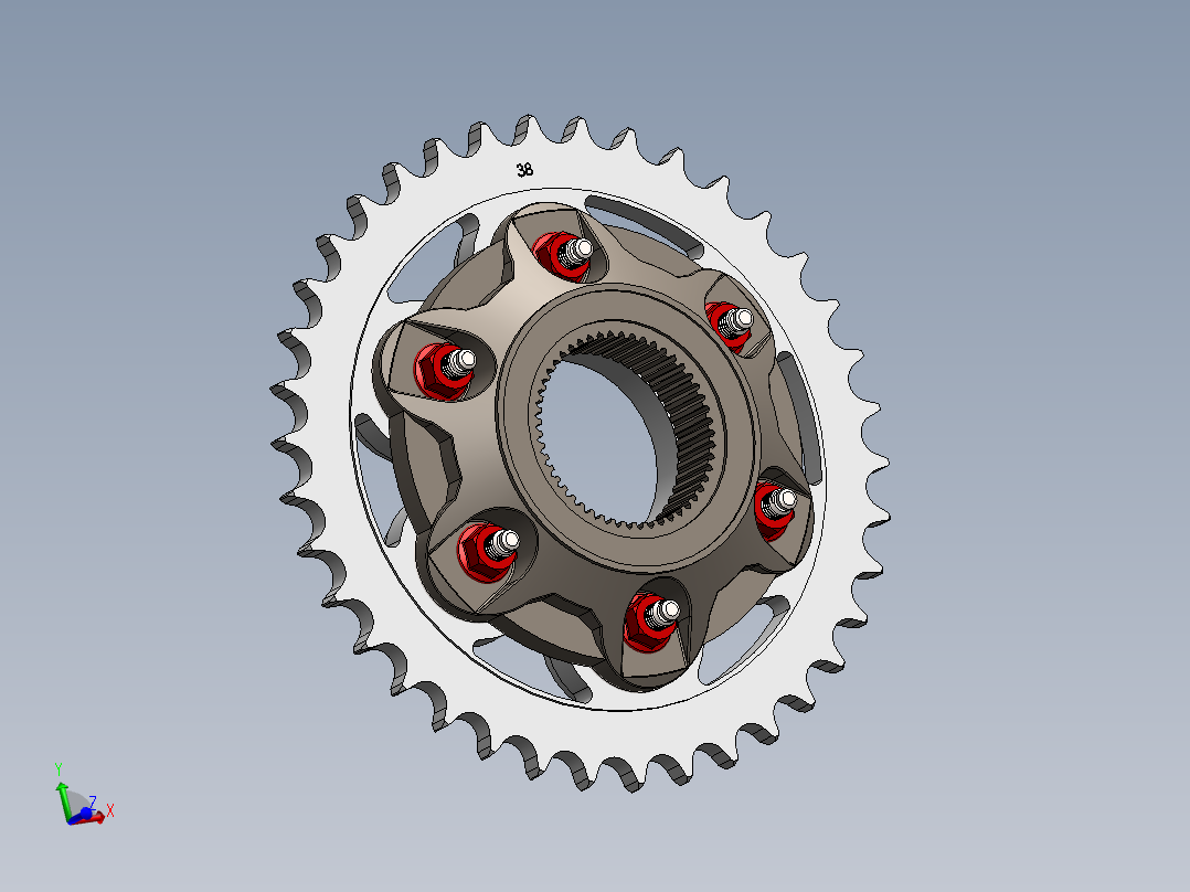 精美的链轮传动部件