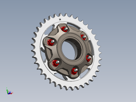 精美的链轮传动部件