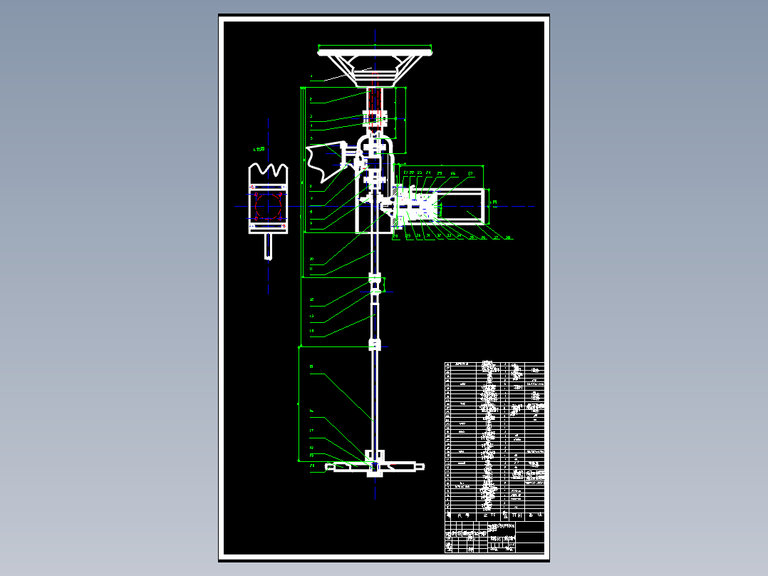 汽车电动助力转向系统(EPS)的设计----CAD