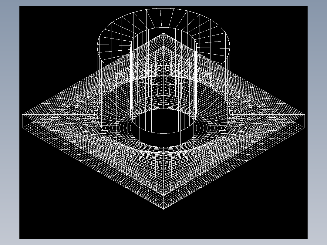 CAD格式机械制图二维100例练习-75 底座模型