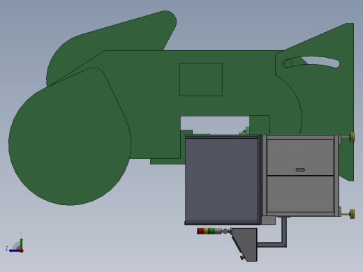 自动上料冲孔设备右视缩略图