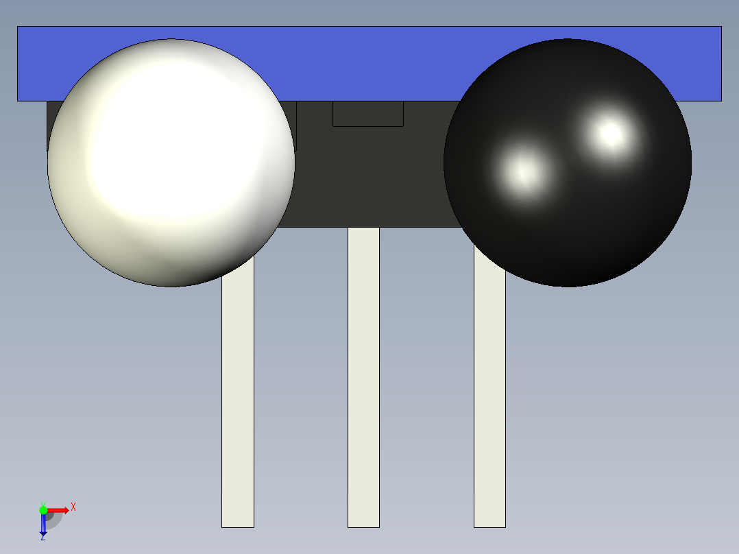 HW-201 IR红外避障传感器俯视图
