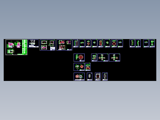 铝用清理设备液压站CAD图纸