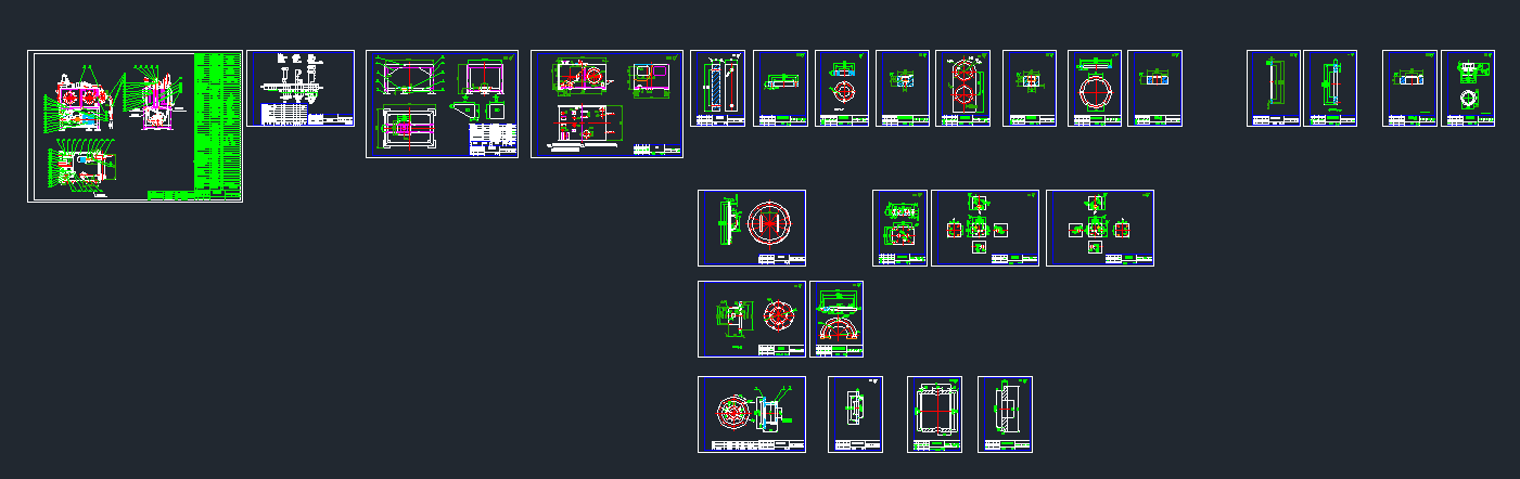 铝用清理设备液压站CAD图纸