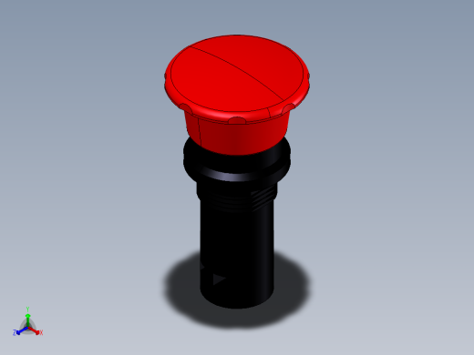 紧急开关正等轴测缩略图