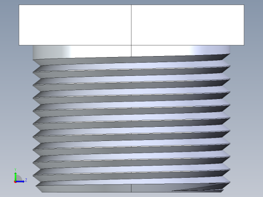 聚氯乙烯配件22-Sch80_Plug_MPT_850-010_1in左视缩略图