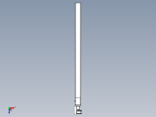 同步带全封闭直线模组TPA-HCB-105D-90-L1700-ML-Y-P20-N3俯视缩略图