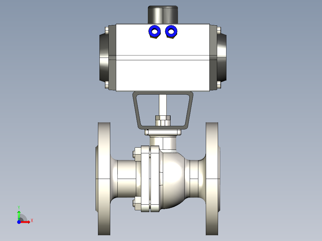 阀门模型-DN40____前视图