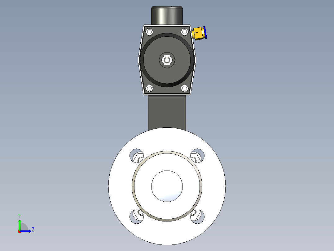 阀门模型-DN40____左视图