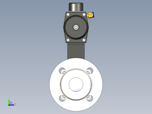 阀门模型-DN40____左视缩略图