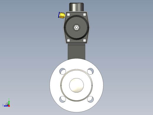 阀门模型-DN40____右视缩略图