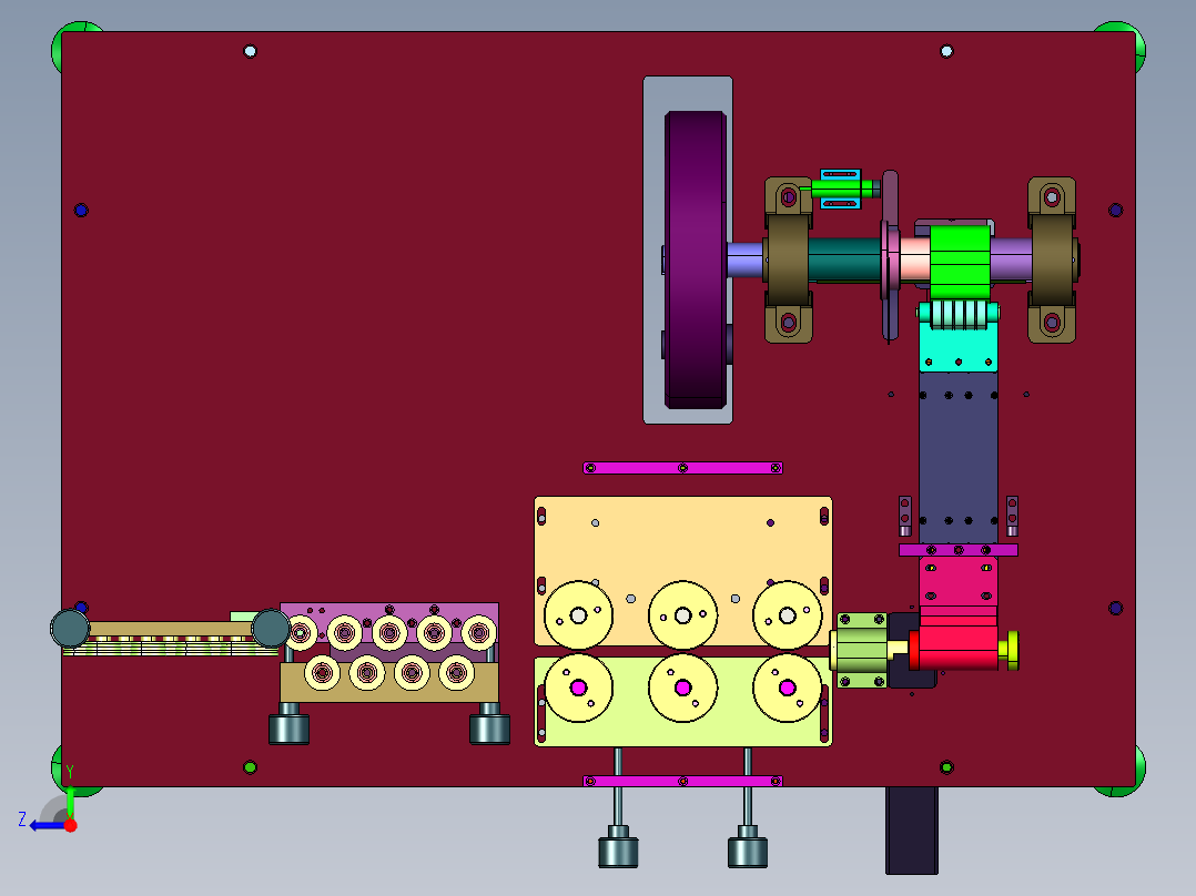 漆包线全自动定长剪断机右视图