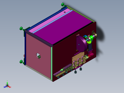 漆包线全自动定长剪断机正等轴测缩略图