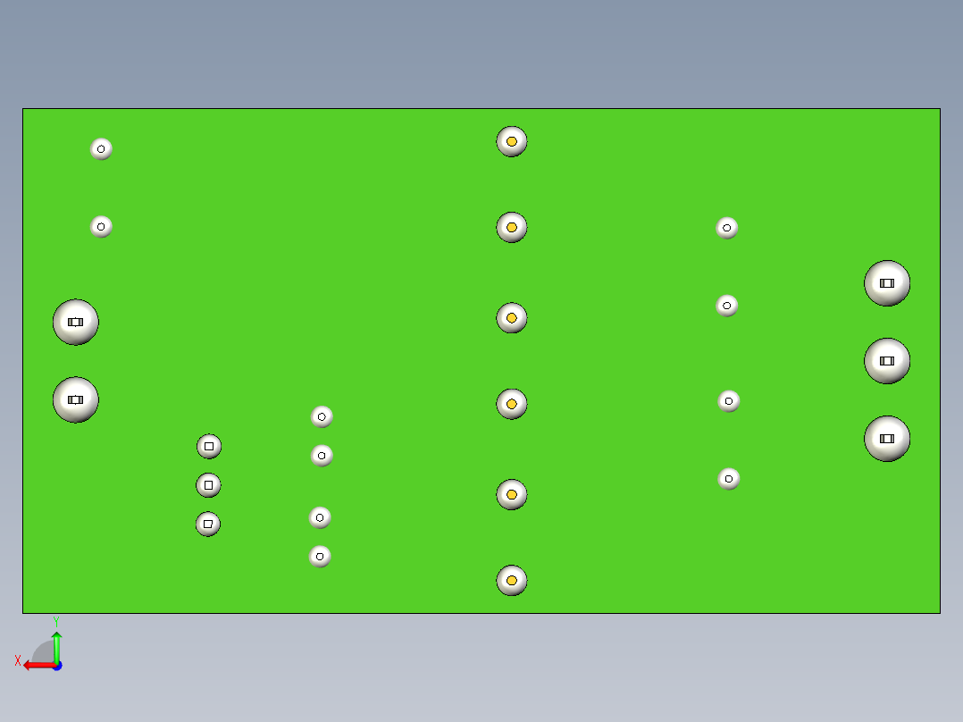 XL6019 双极电源模块后视图