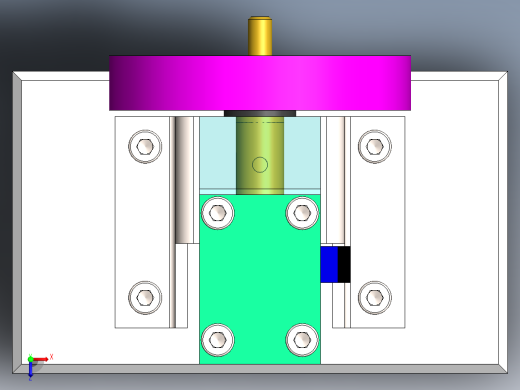3D模型电机俯视缩略图