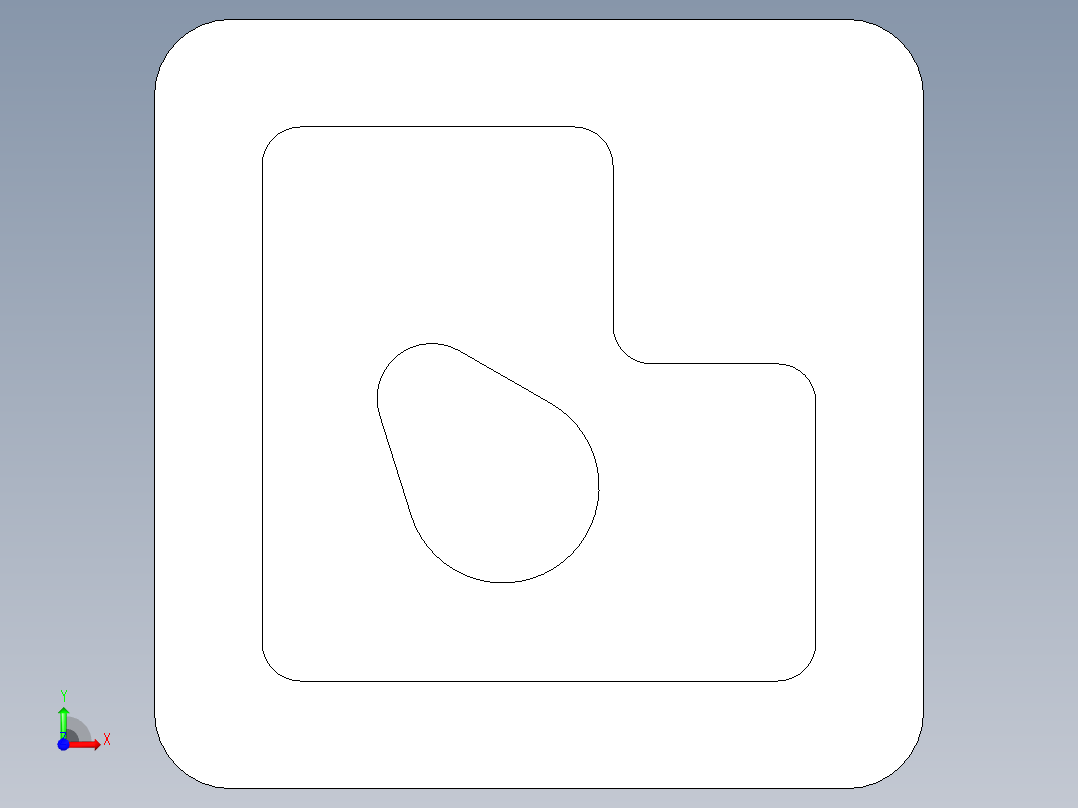 表面手工铣UG程序编程刀路前视图