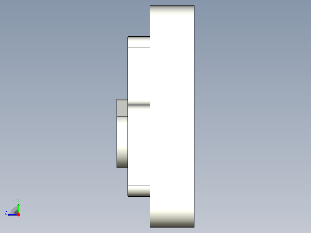 表面手工铣UG程序编程刀路右视图