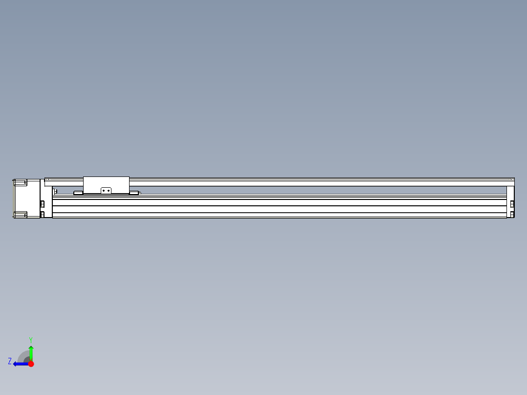 TPA-KNR-86E-1610C-L600A1-ML-P10-N3线性模块铝制底座右视图