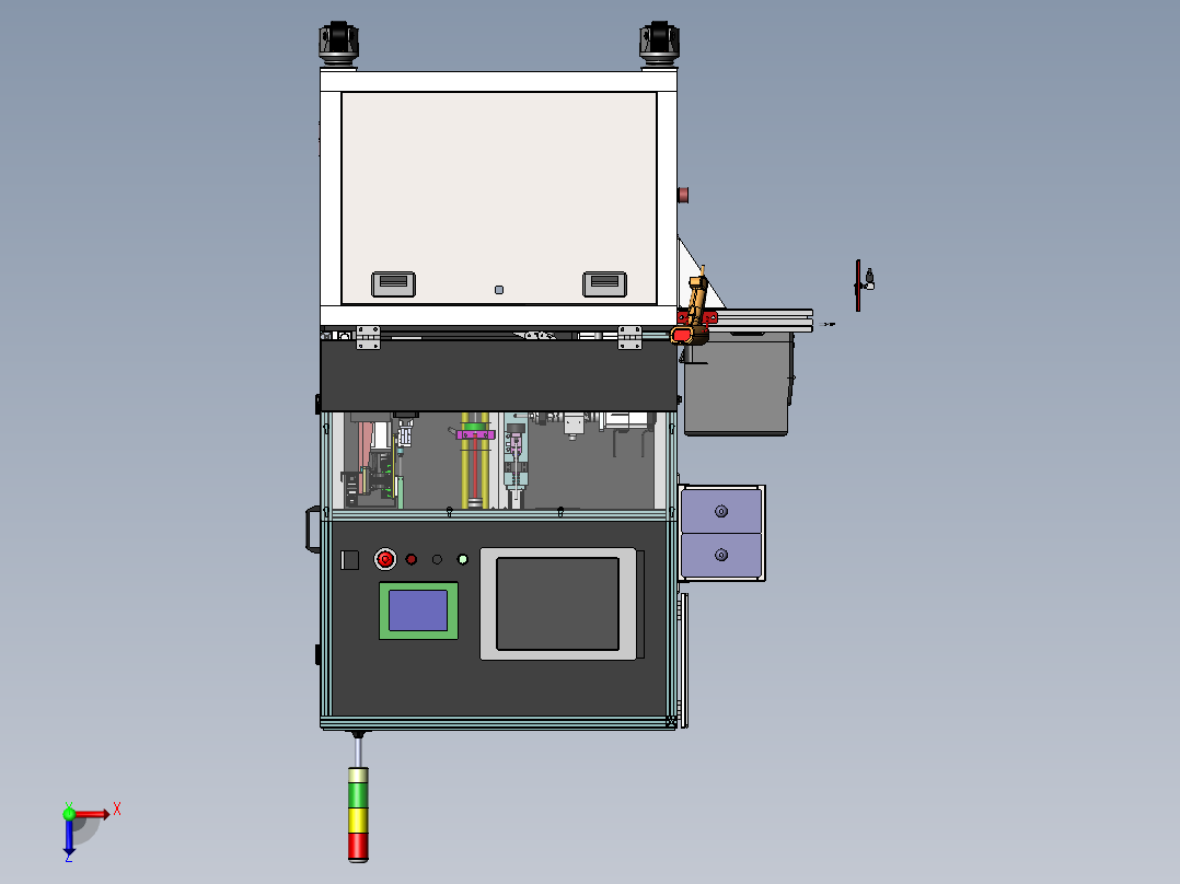 汽车按键试电机sw18可编辑俯视图
