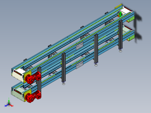 双动力滚筒线设计