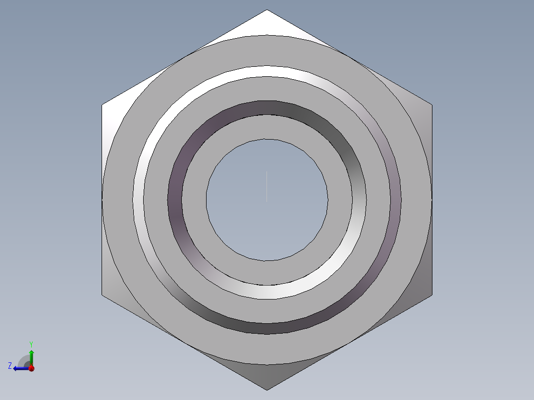 直通内螺纹接头、5DM-22-20右视图