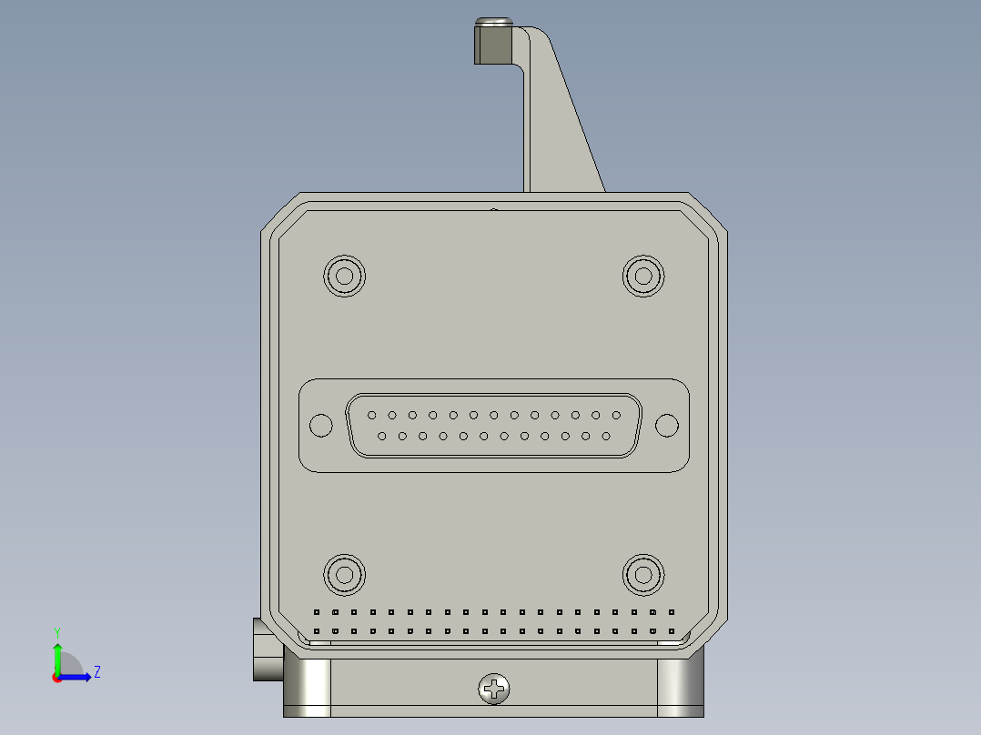 A3003590-电动牵引绳卷盘左视图