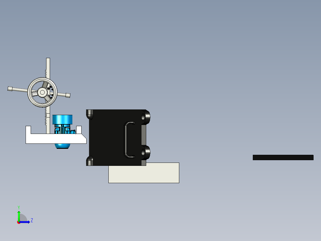 B3003862-手动压机与模板振动器左视图