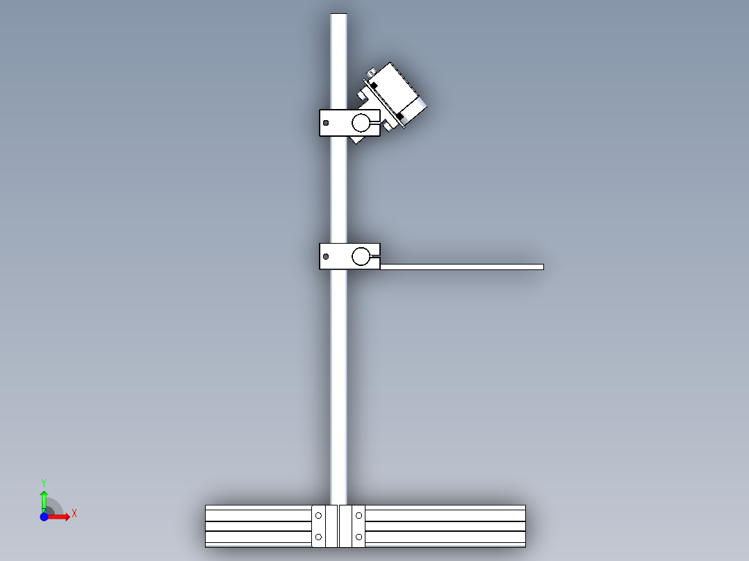 工业相机建议安装支架前视图