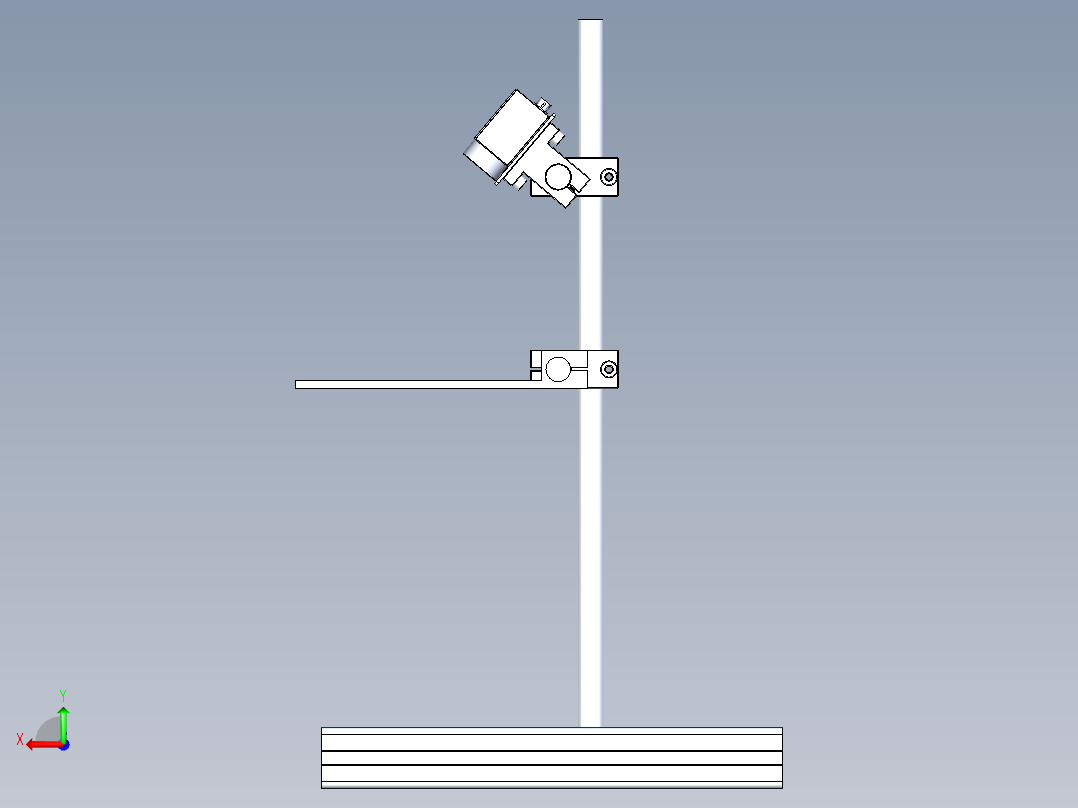 工业相机建议安装支架后视图