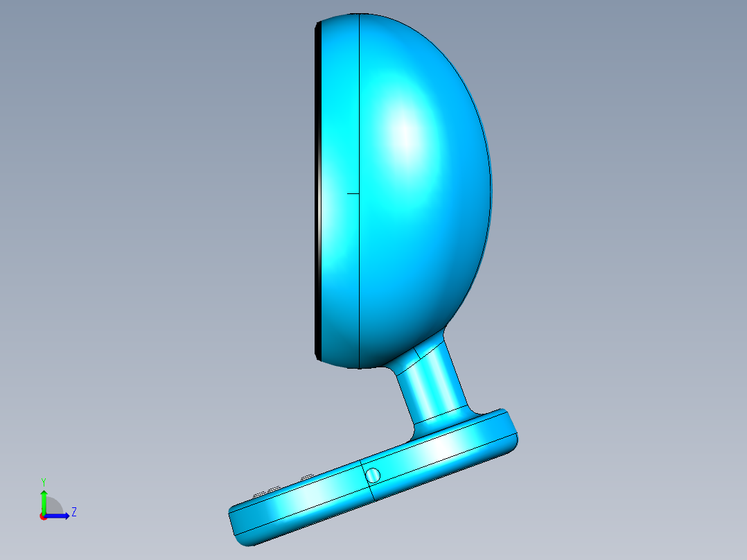 家用多媒体音箱左视图